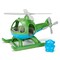 Green Toys: Helicopter Green - Blue Bear Pilot Character - Play Vehicle, Recycled Plastic, Play Toy, Improve Fine Motor Skills, Kids-Toddlers Ages 2+